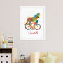 Personalised Watercolour Animal Wall Print, thumbnail 4 of 12