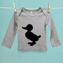 Duckling Child's Long Or Short Sleeved Tshirt Top, thumbnail 1 of 3
