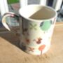 Tankard Mug In Secret Woodland Animals Patchwork Design, thumbnail 6 of 8