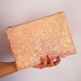 Sparkly Glitter Clutch Bag, thumbnail 3 of 6