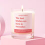 Funny Birthday Gift Soy Candle December Birthday Bitch, thumbnail 1 of 3