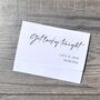 10 Personalised Get Lucky Tonight Wedding Scratch Card Holder, thumbnail 1 of 2