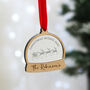Personalised Snow Globe Style Christmas Bauble, thumbnail 1 of 6