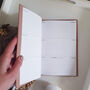 Personalised Light Nude Leather Diary 2023, thumbnail 4 of 6
