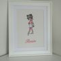 Personalised Embroidered Picture Of A Young Dancer, thumbnail 1 of 2