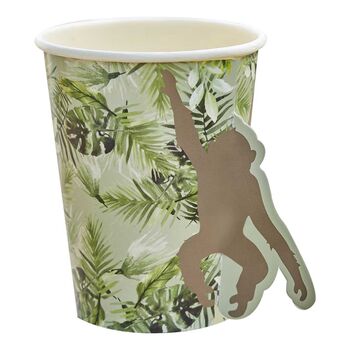 Safari Party Monkey Paper Cups X Eight, 2 of 3