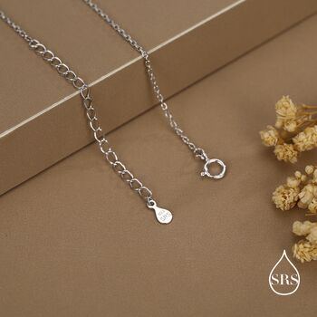 Sterling Silver Interlocking Heart Necklace, 2 of 12