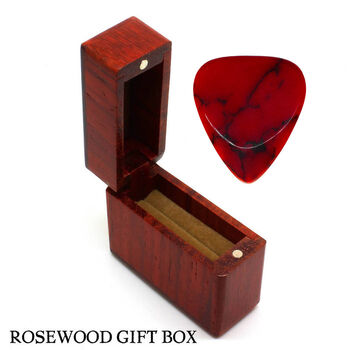 Bloody Basin Jasper Guitar Pick + Gift Box, 3 of 8