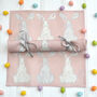 Easter Rabbit Linen Napkin Crackers, thumbnail 8 of 12