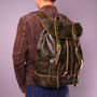 Genuine Leather Backpack With Front Pocket Detail, thumbnail 2 of 12