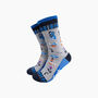 Scotland Landmarks Bamboo Socks In Light Grey, thumbnail 1 of 4