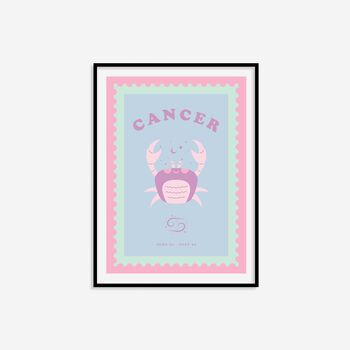 Children's Cancer Zodiac Print, 7 of 7