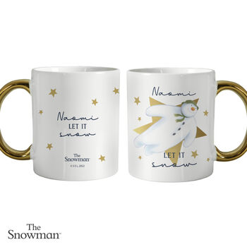 Personalised The Snowman 'Let It Snow' Ceramic Mug, 4 of 4