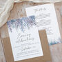 Whimsical Winter Wedding Evening Invitation, thumbnail 2 of 4