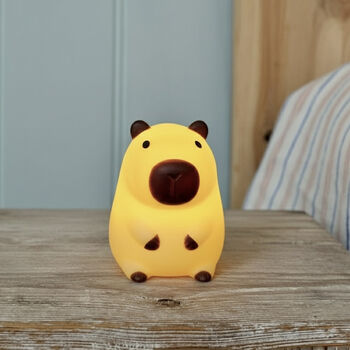 Capybara Night Light, Nursey Light And Bedside Lamp, 8 of 9