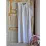 Ladies White Embroidered Nightdress 'Veronica', thumbnail 3 of 4