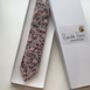 Liberty Tie/Pocket Square/Cuff Link In Shades Of Pink, thumbnail 3 of 6
