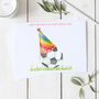 Personalised Dad Football Birthday Card, thumbnail 1 of 2