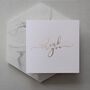 Calligraphy Thank You Cards Pack Of Five, thumbnail 7 of 7