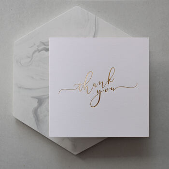 Calligraphy Thank You Cards Pack Of Five, 7 of 7