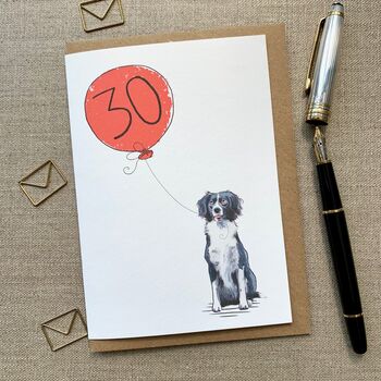 Personalised Sprollie Dog Birthday Card, 2 of 4