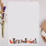A4 Letter Writing Paper With Watercolour Cats, thumbnail 1 of 4