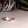 9ct Solid Gold Personalised Love Heart Text Ring, thumbnail 1 of 7