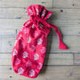 Eco Friendly Bottle Bag, Bright Coloured Wine Gift Bag, Fair Trade, thumbnail 2 of 10