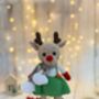 Christmas Gift, Santa`s Reindeer Toy, Rudolph, thumbnail 3 of 8