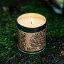Sea Moss And Driftwood Scented Tin Candle, thumbnail 1 of 4