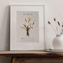 Birth Flower Wall Print 'Daffodil' For March, thumbnail 1 of 9