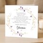 Niece Poem Birthday Card Personalised, thumbnail 4 of 7