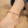 Bangga Beaded Anklet Just Like Us Pride Collection, thumbnail 1 of 8