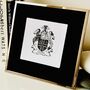 Personalised Family Coat Of Arms Original Illustration, thumbnail 1 of 6
