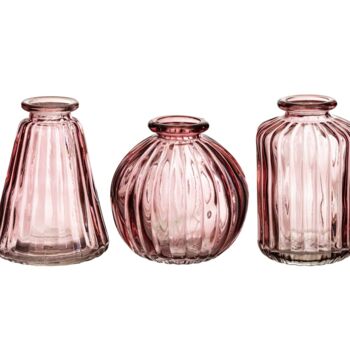 Three Vintage Style Glass Bud Vases, 7 of 7