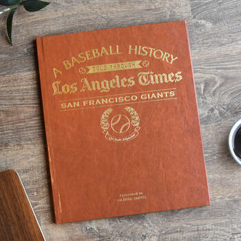 San Francisco Giants Personalised Gift Newspaper Book, 5 of 11