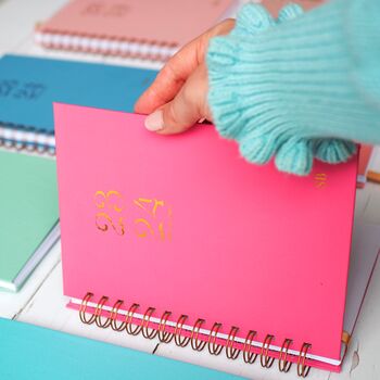 Personalised | Academic Mid Year 23 24 Diary | Pinks, 4 of 12