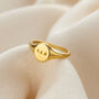 Personalised Initials Signet Ring, thumbnail 1 of 7
