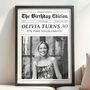 Personalised Birthday Newspaper Print, Birthday Gift, thumbnail 5 of 6