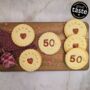 Happy 50th Birthday Biscuits, thumbnail 1 of 3
