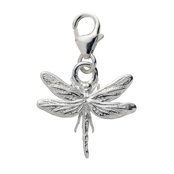 Dragonfly Charm Sterling Silver, 5 of 6