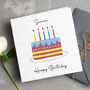 Personalised Birthday Cake Card, thumbnail 1 of 3