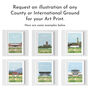 Any Cricket Ground Personalised Art Print, thumbnail 2 of 7