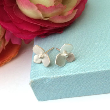 Hydrangea Flower Earrings, 10 of 12