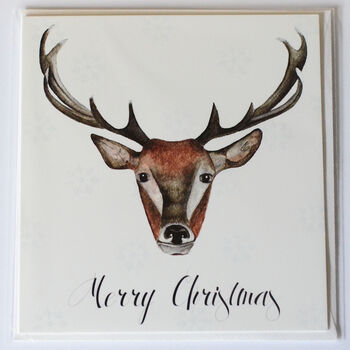 Stag Christmas Card, 2 of 2