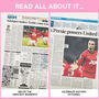 Manchester United Personalised Football Telegraph Book, thumbnail 6 of 11