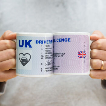Personalised Driving Licence Mug, 5 of 5
