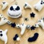 Spooky Felt Halloween Ghost Garland, thumbnail 3 of 5
