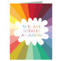 Mini Colourful Totally Amazing Card, thumbnail 2 of 5