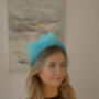 Turquoise Occasion Hat Band Crown 'Talulla', thumbnail 4 of 12